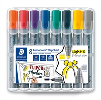 Staedtler Flipchart Marker 356 SWP-8 sæt m/8stk. "light & shadow"